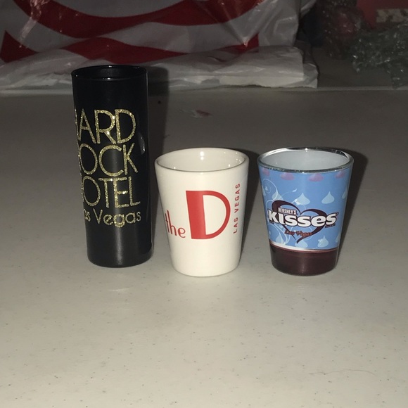 Dining Five Las Vegas Shot Glasses Poshmark